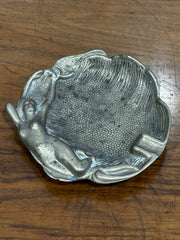 Art Noveau Novelty Brass Ashtray