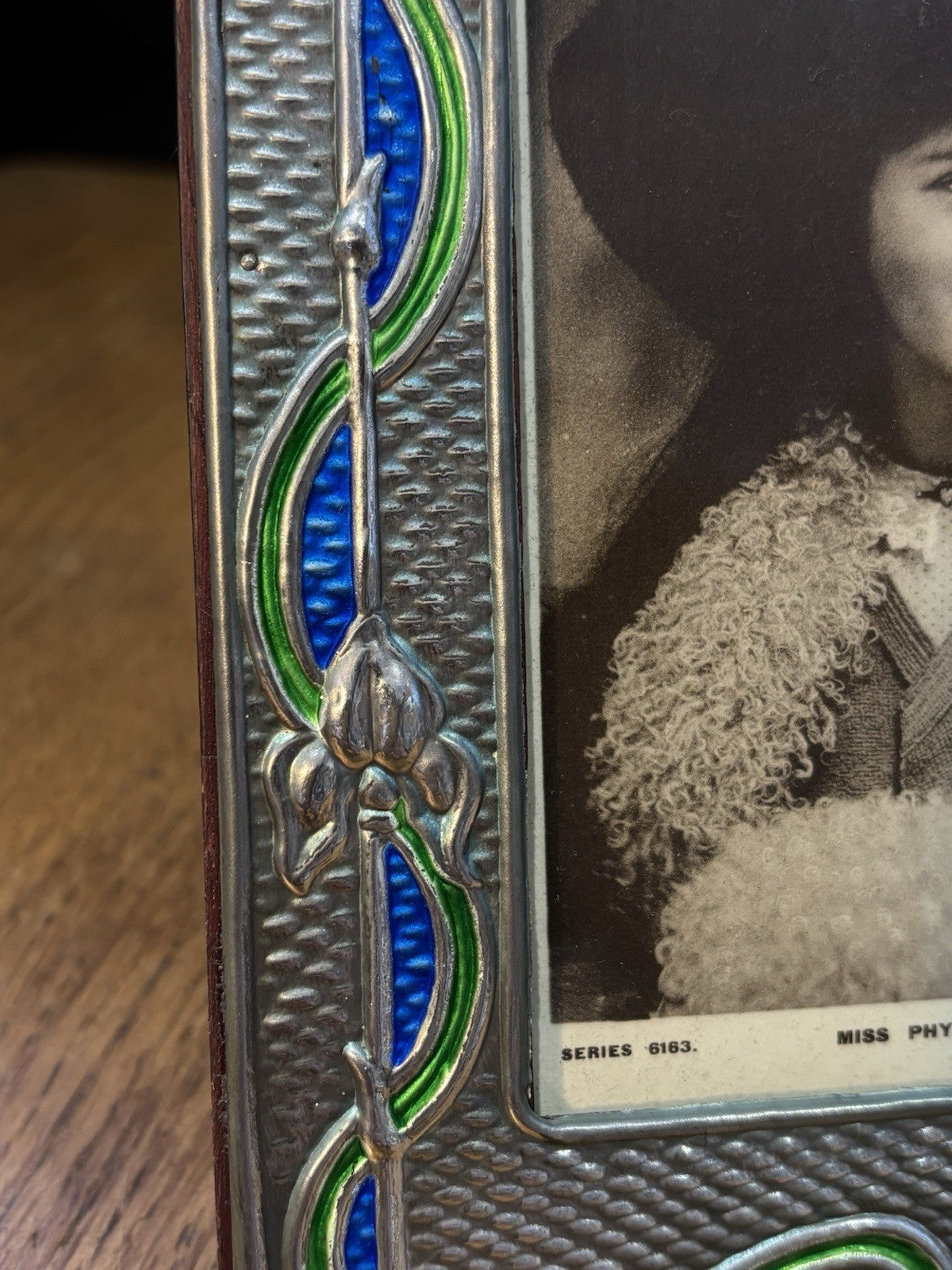 Art Noveau Style Silver Photo Frame