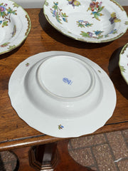 4 Herend Queen Victoria Large Soup Bowls