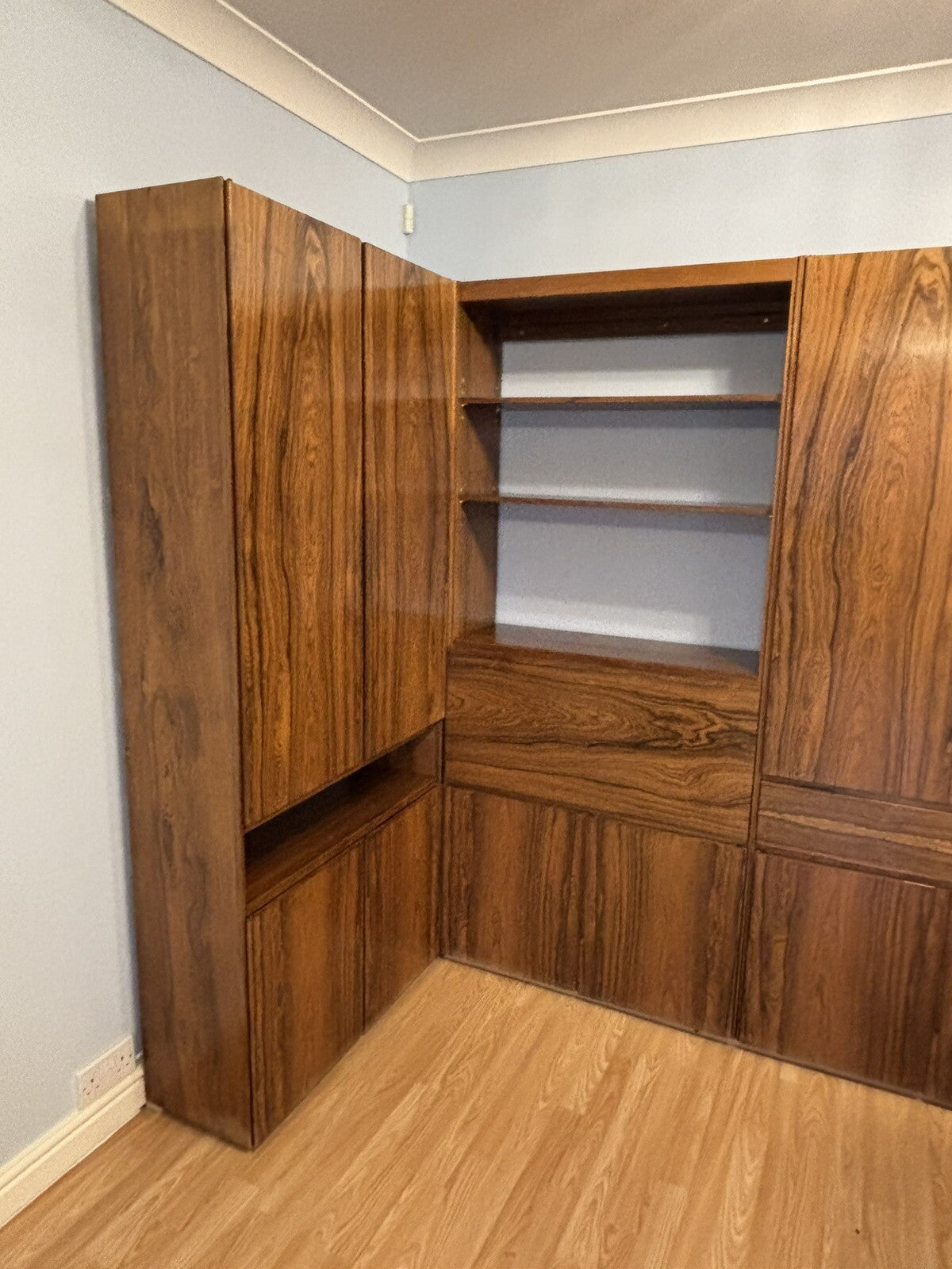 Archie Shine Rosewood Cocktail Cabinet, Display Cabinet, Shelves & Cupboards.