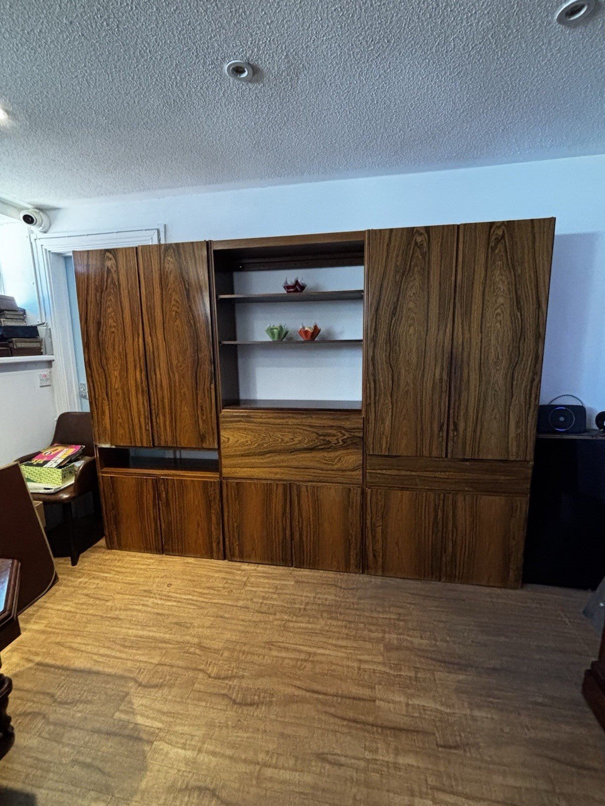 Archie Shine Rosewood Cocktail Cabinet, Display Cabinet, Shelves & Cupboards.