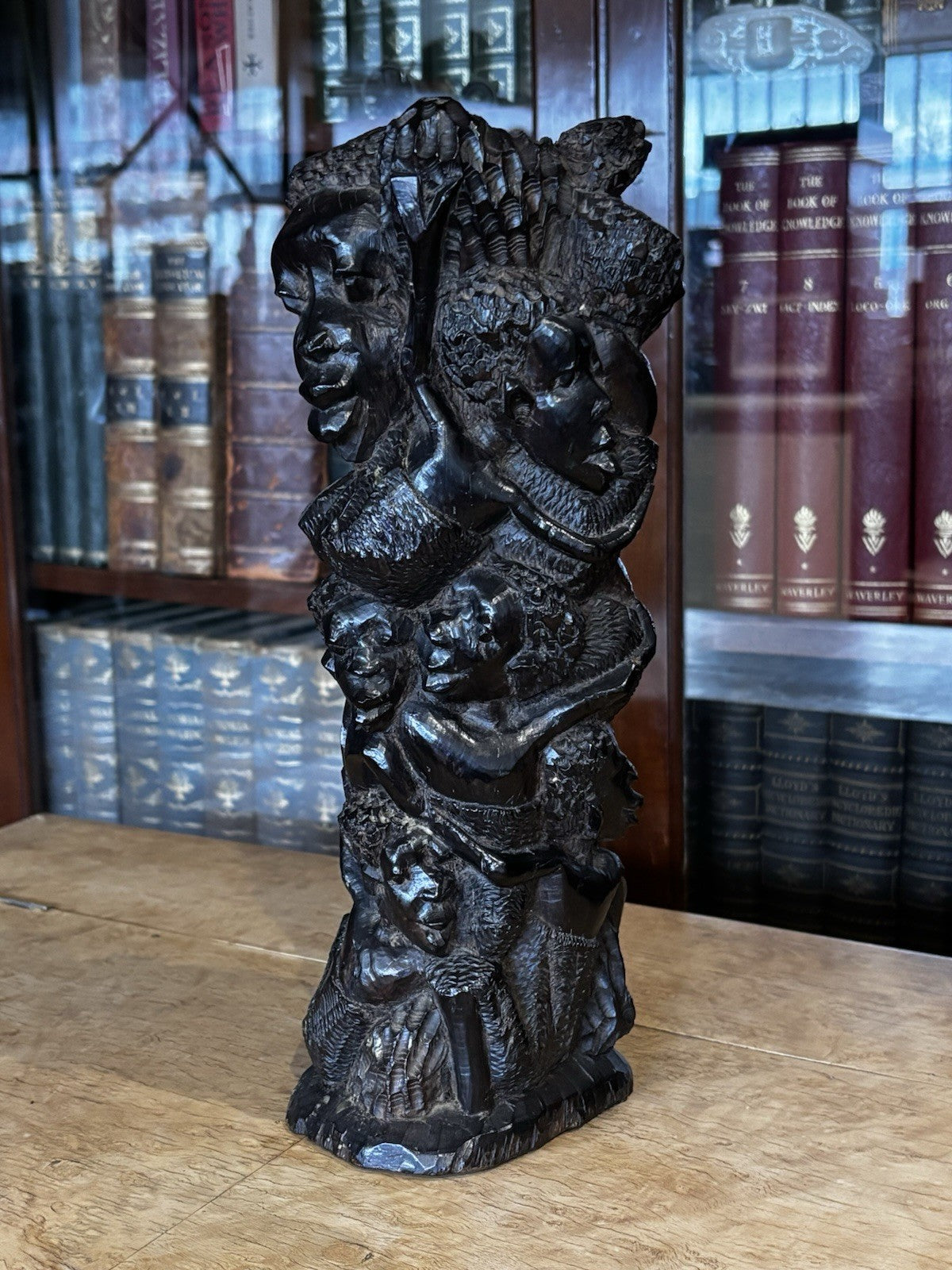 Antique Carved Tree Of Life African figure