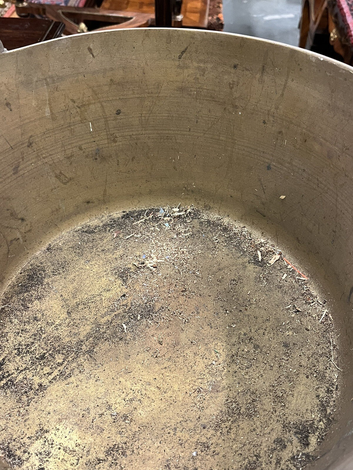 Antique Brass Jam Pan / Bucket
