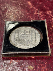 1933 FRANCE Silver 20 Francs Coin