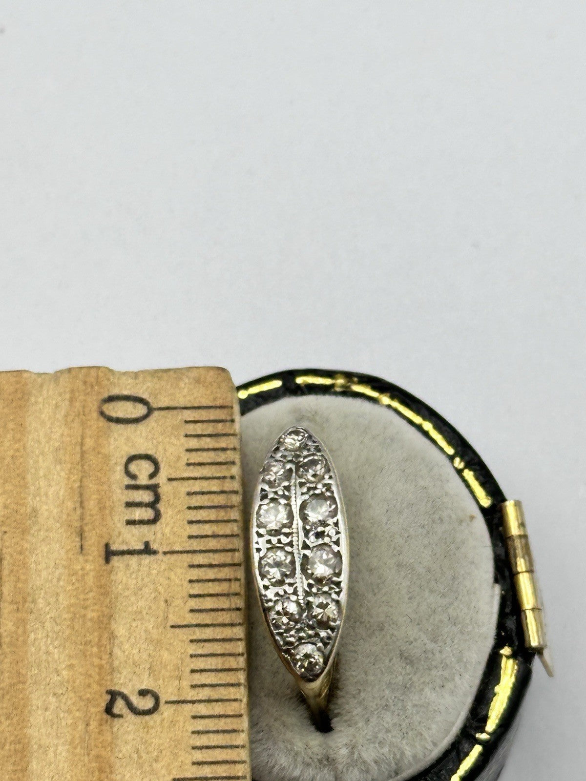 Antique Edwardian Victorian 18ct Gold Diamond Ring