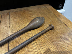 1920's Wooden Exercise Clubs