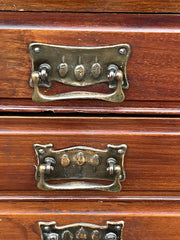 Arts & Crafts Filing Cabinet. Collectors Cabinet. With Drawers & Cupboard.