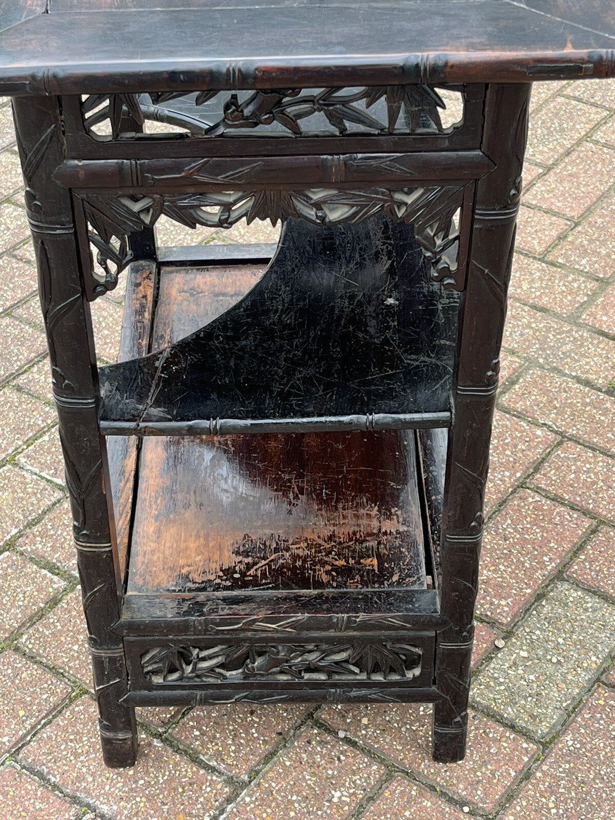 19th Century Chinese Hardwood Table With Drawer