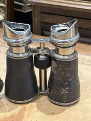 Antique Binoculars, In Original Leather Case, Superb Quality
