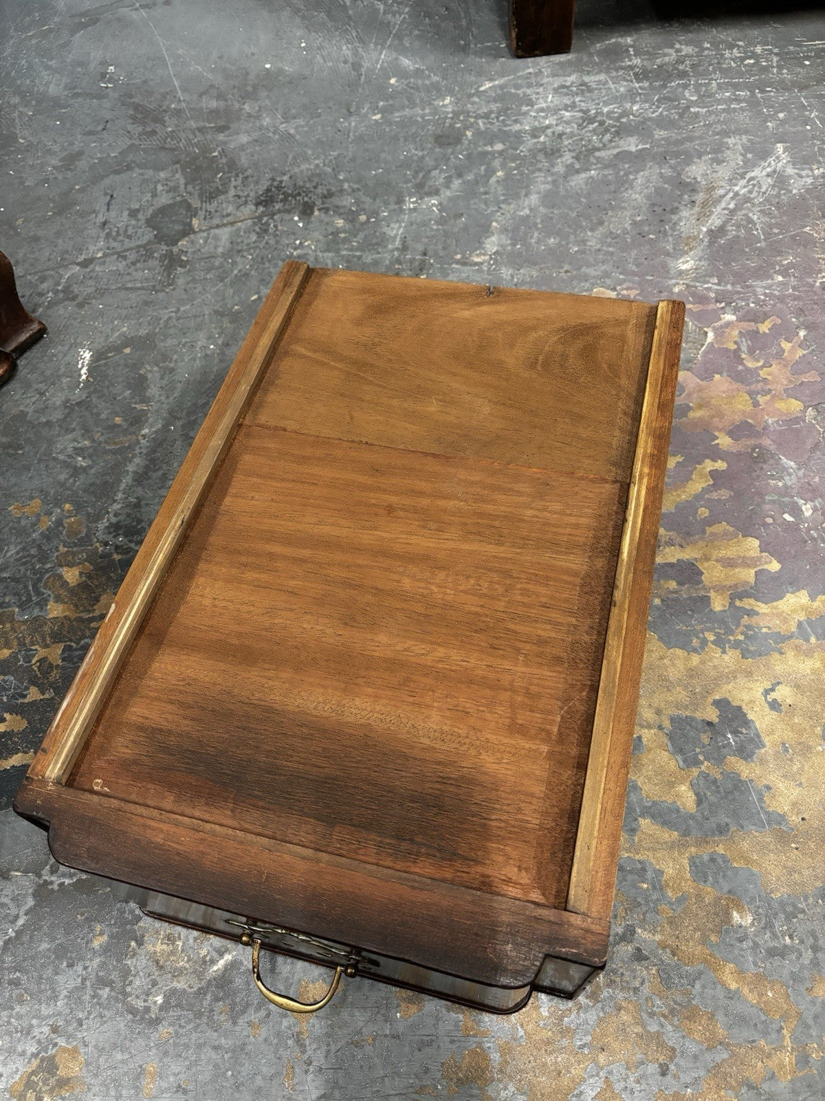 Antique Mahogany Rhode Island Desk, In The Style Of John Townsend.