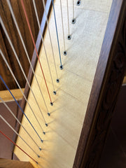 22 String Walnut Celtic Harp.