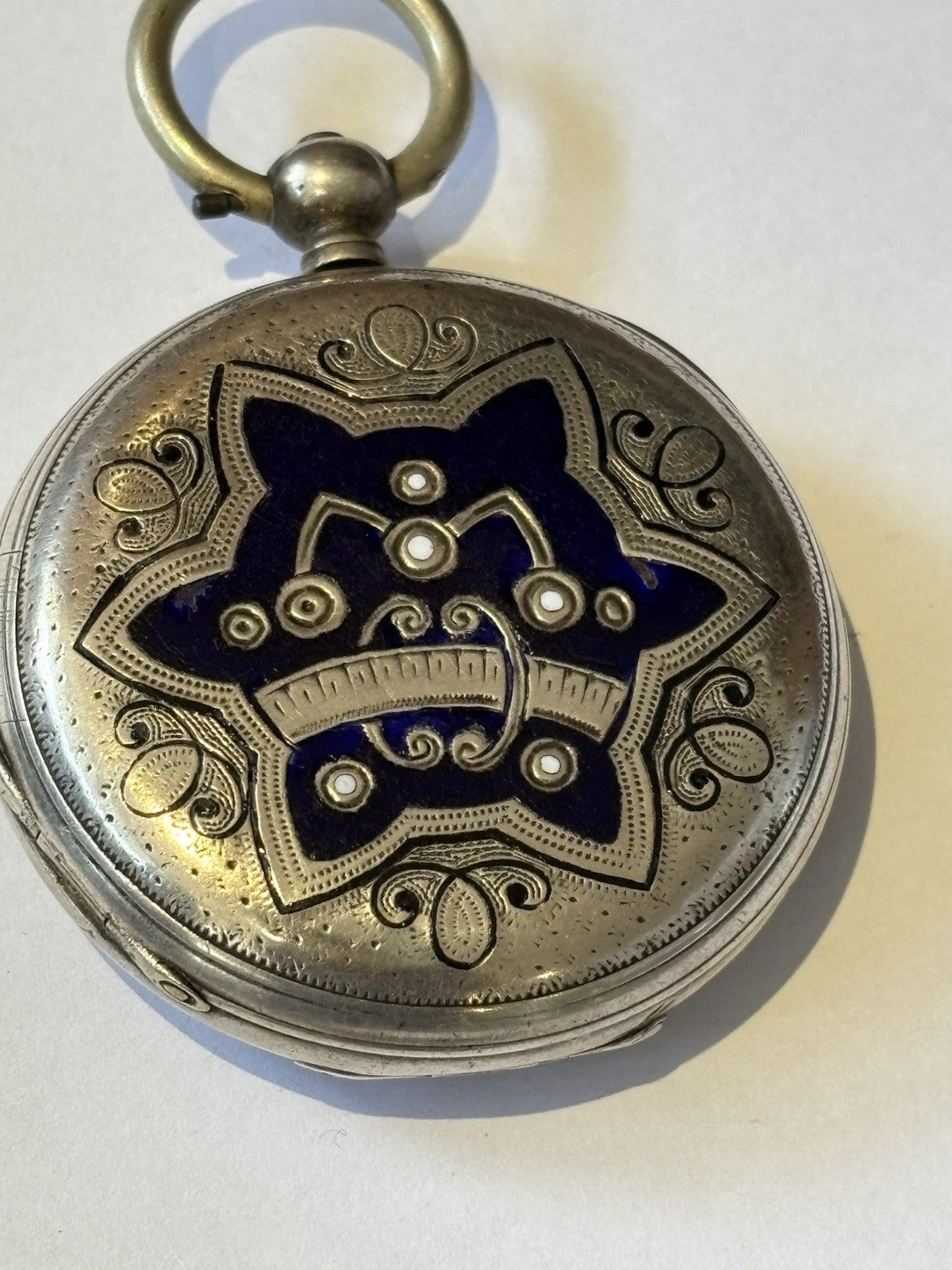 Antique Silver Pocket Watch Case