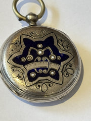 Antique Silver Pocket Watch Case