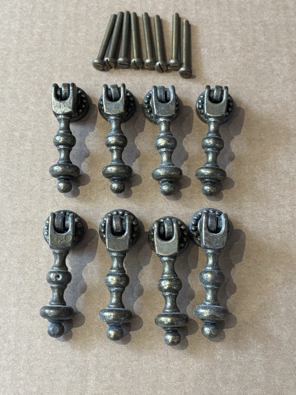 Antique Brass Handles.