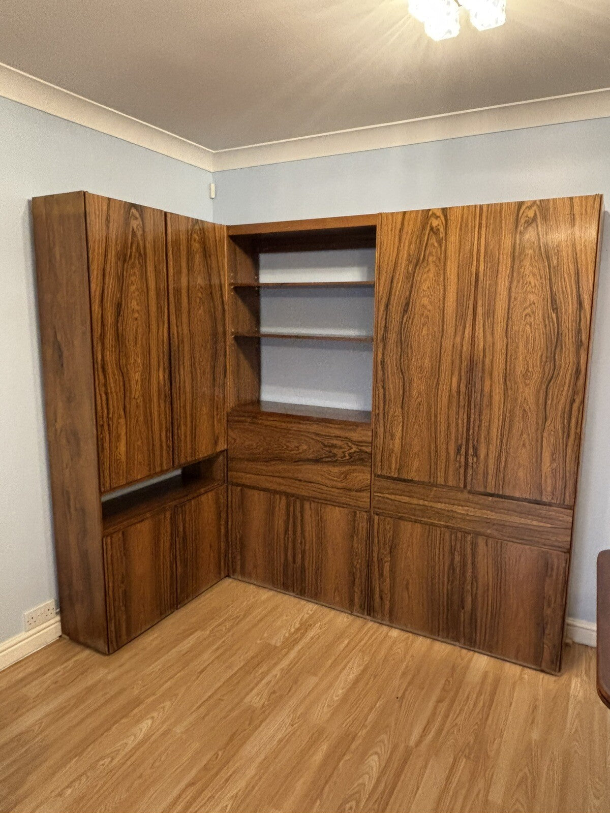 Archie Shine Rosewood Cocktail Cabinet, Display Cabinet, Shelves & Cupboards.