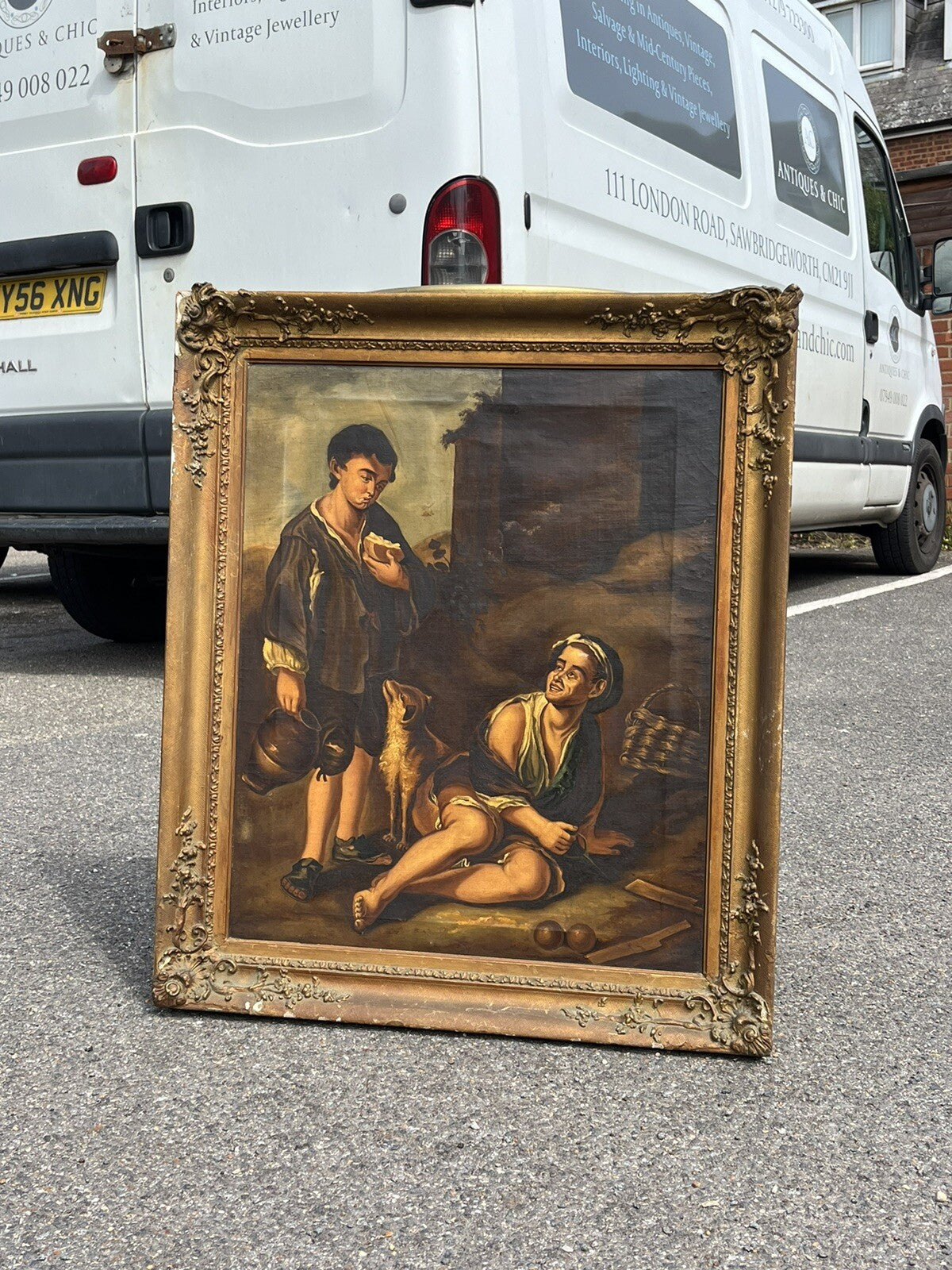A Victorian Rendition. Bartolomé Estéban Murillo Oil On Canvas. L