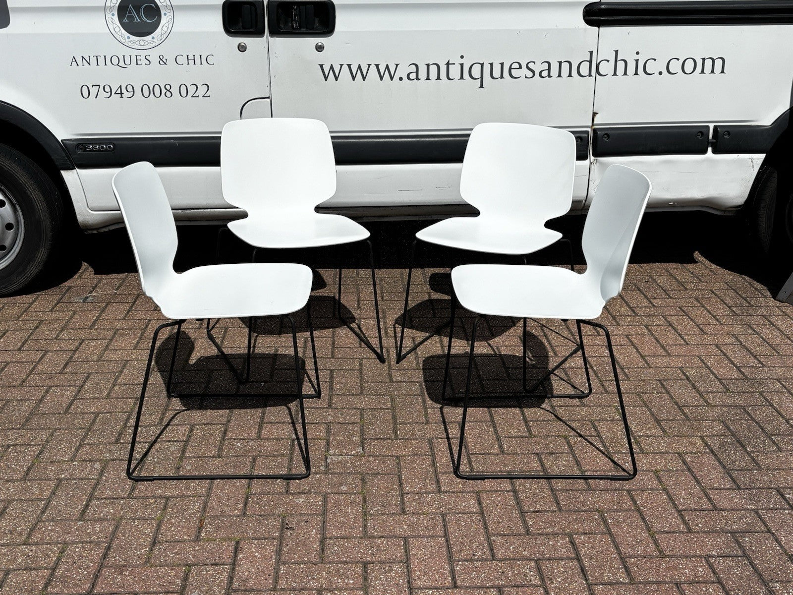 4 Pedrali - Babila Dining Chairs.