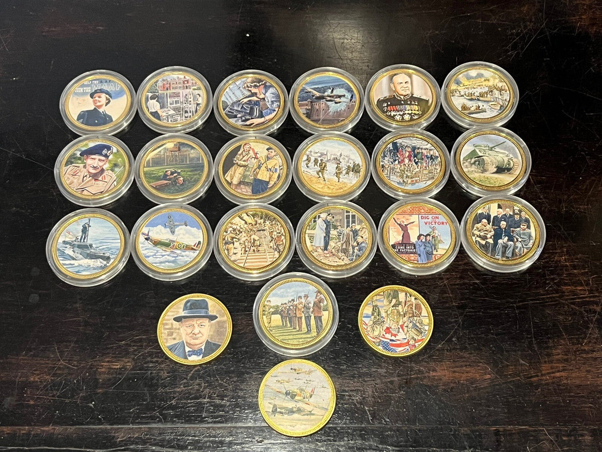 A-Z World War 2 Commemorative Coin Set