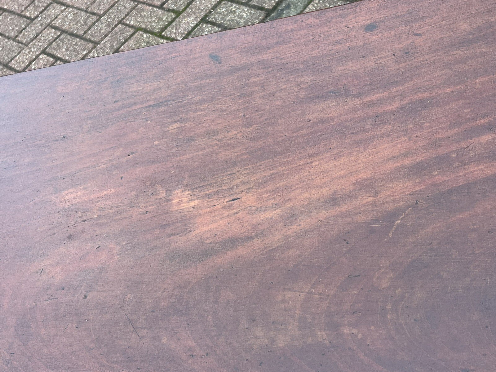 Antique Georgian Cuban Mahogany Games / Tea Table With Fold Over Lid