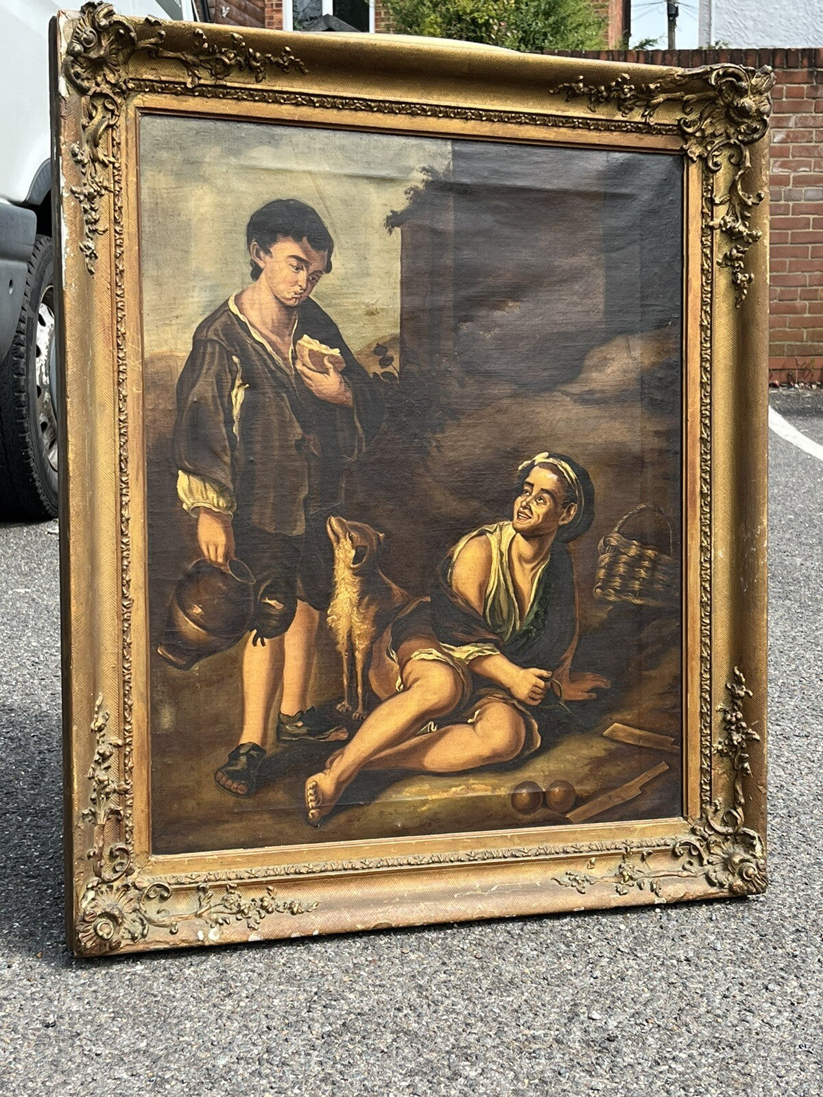 A Victorian Rendition. Bartolomé Estéban Murillo Oil On Canvas. L