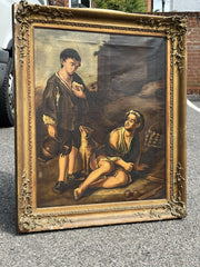 A Victorian Rendition. Bartolomé Estéban Murillo Oil On Canvas. L