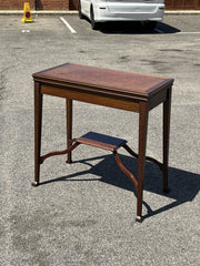 Arts & Crafts Oak & inlaid Games / Card Table