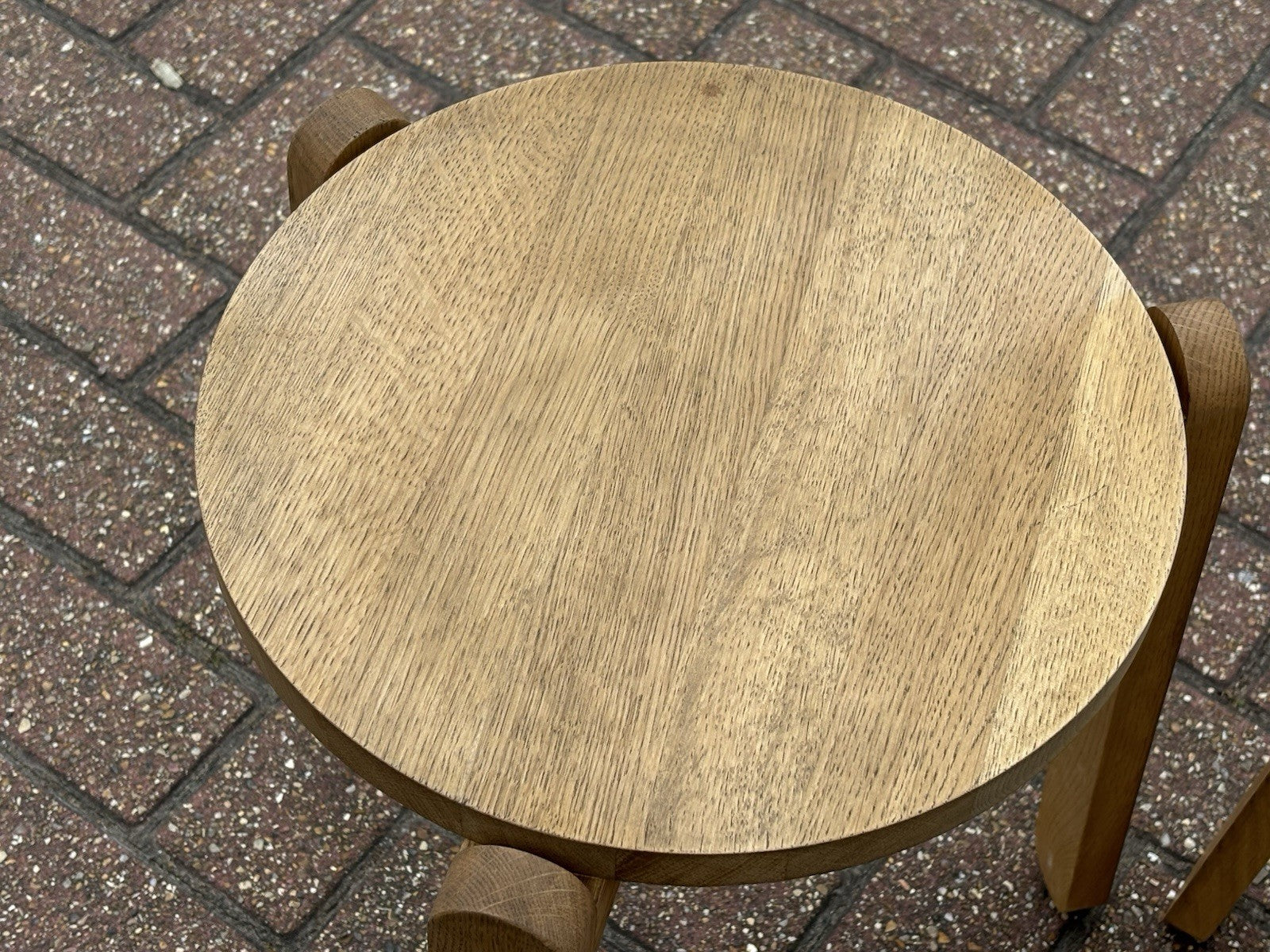 6 Oak Skagerak Nomad Designer Stacking Stools