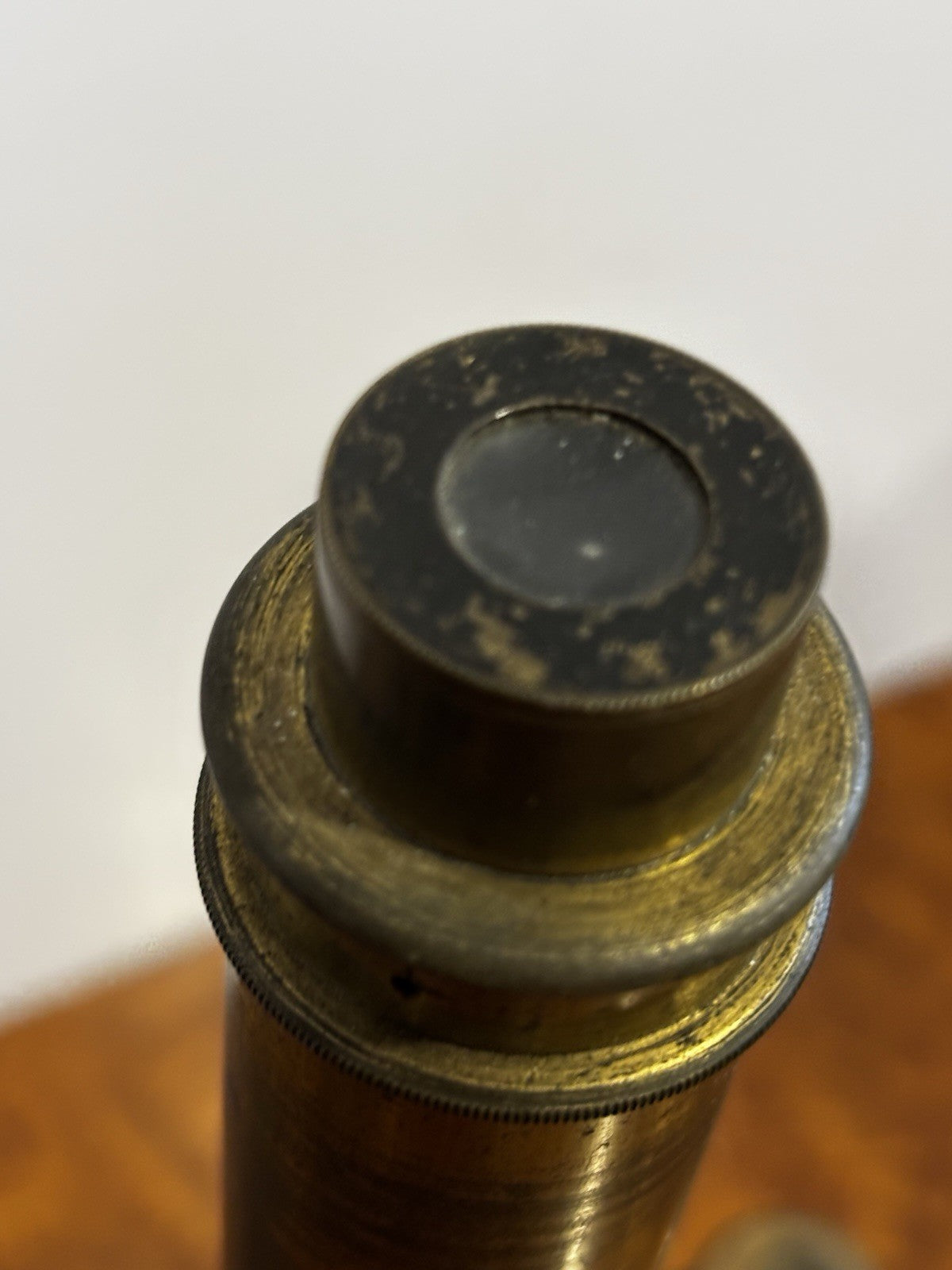 Antique Brass Monocular Microscope