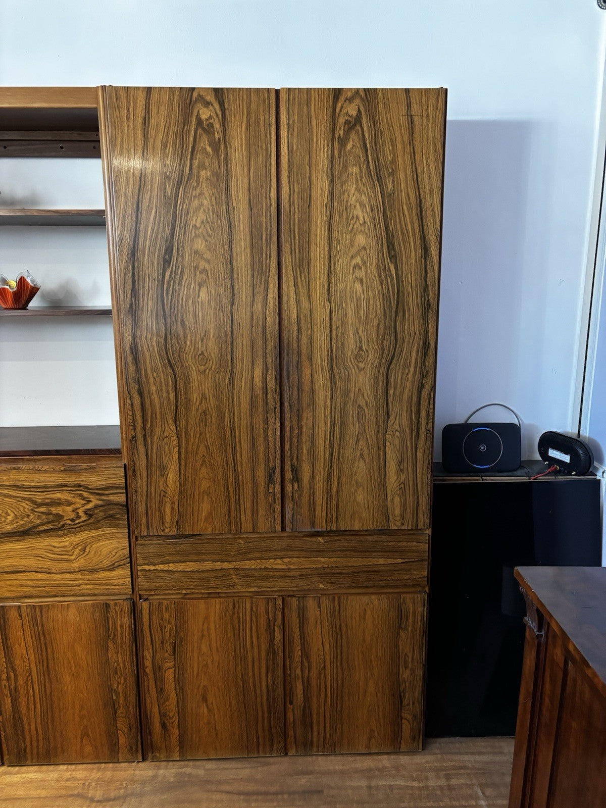 Archie Shine Rosewood Cocktail Cabinet, Display Cabinet, Shelves & Cupboards.