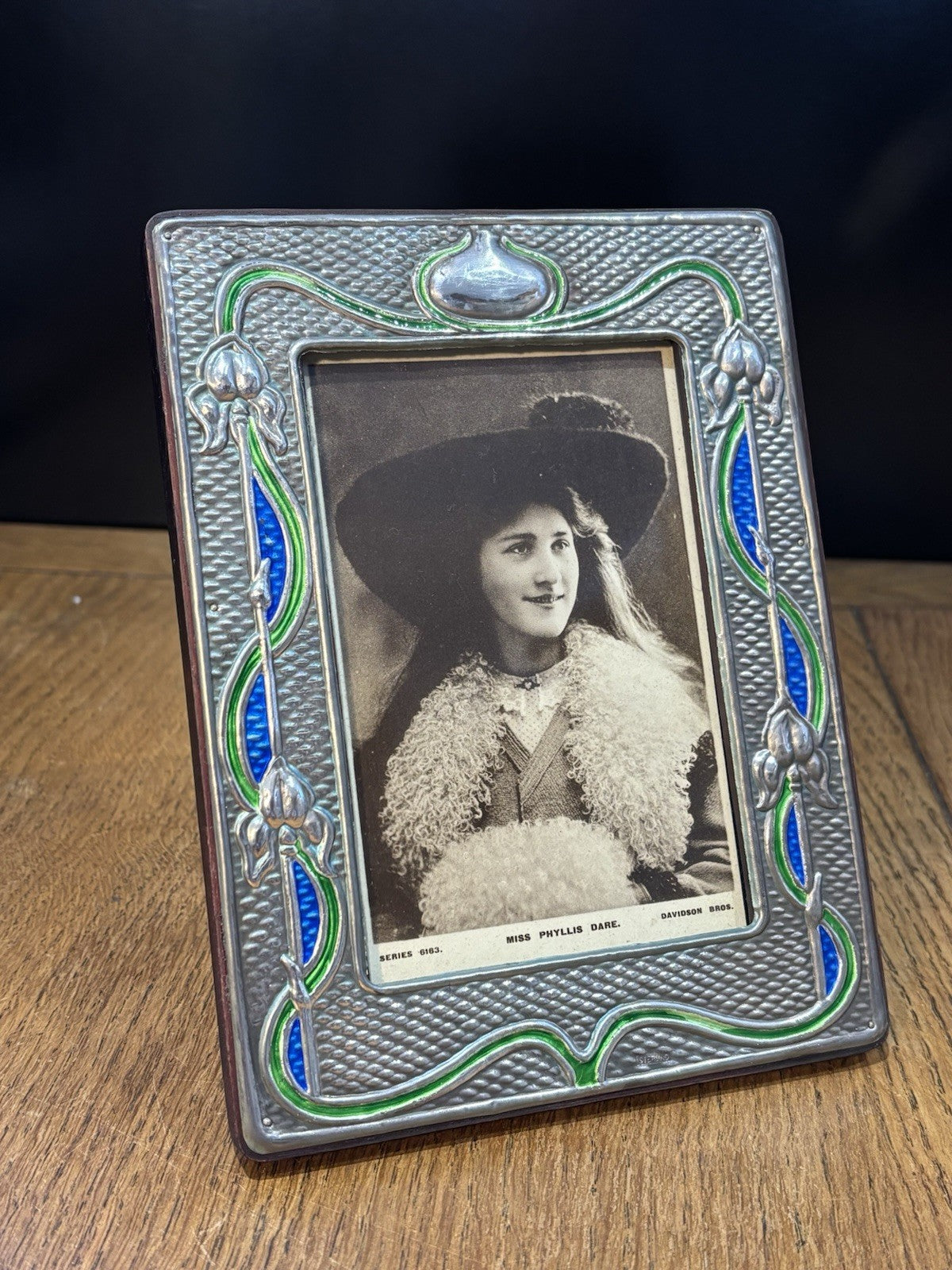 Art Noveau Style Silver Photo Frame