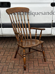 Antique Oak Windsor Armchair