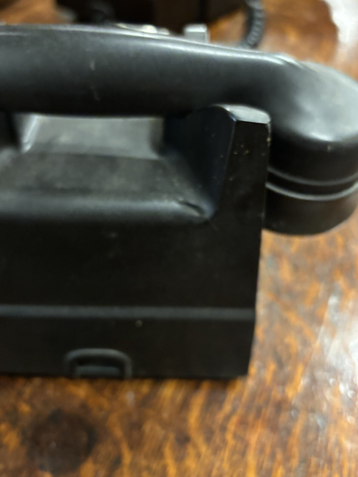 3 Bakelite 1950's Telephone In Black.