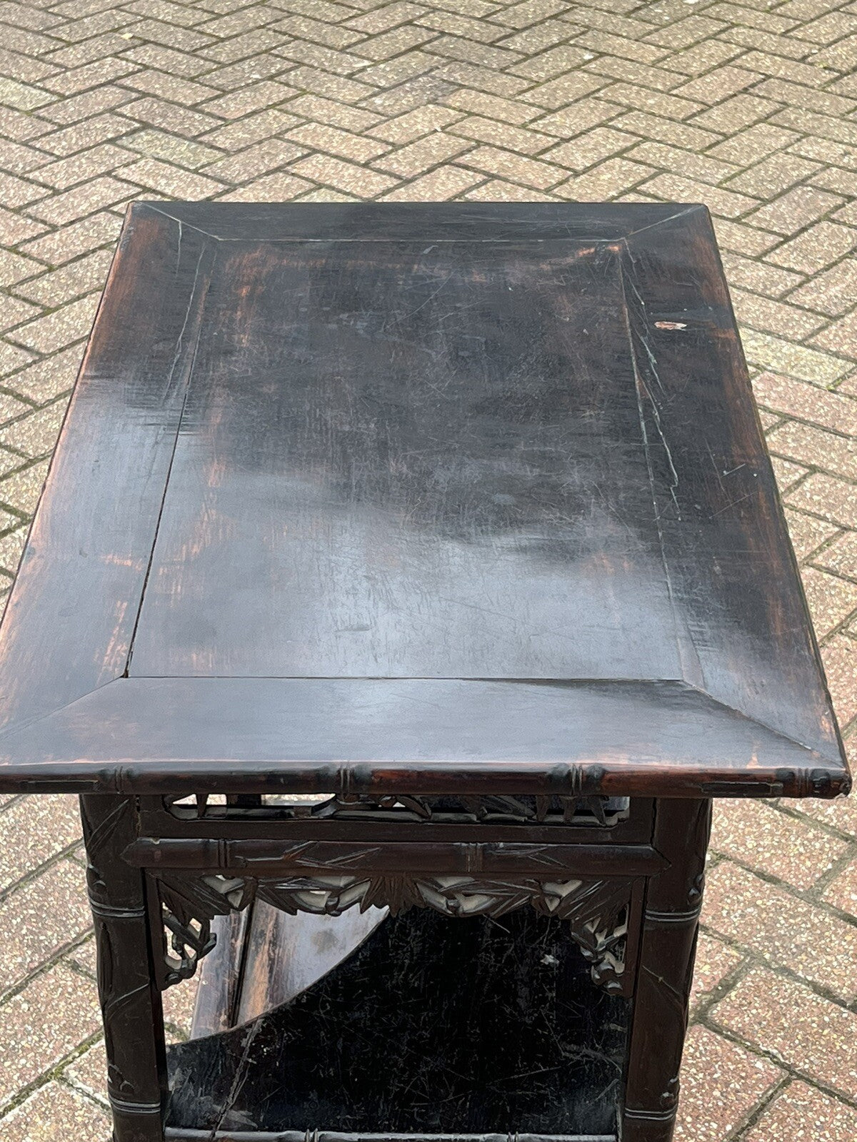 19th Century Chinese Hardwood Table With Drawer