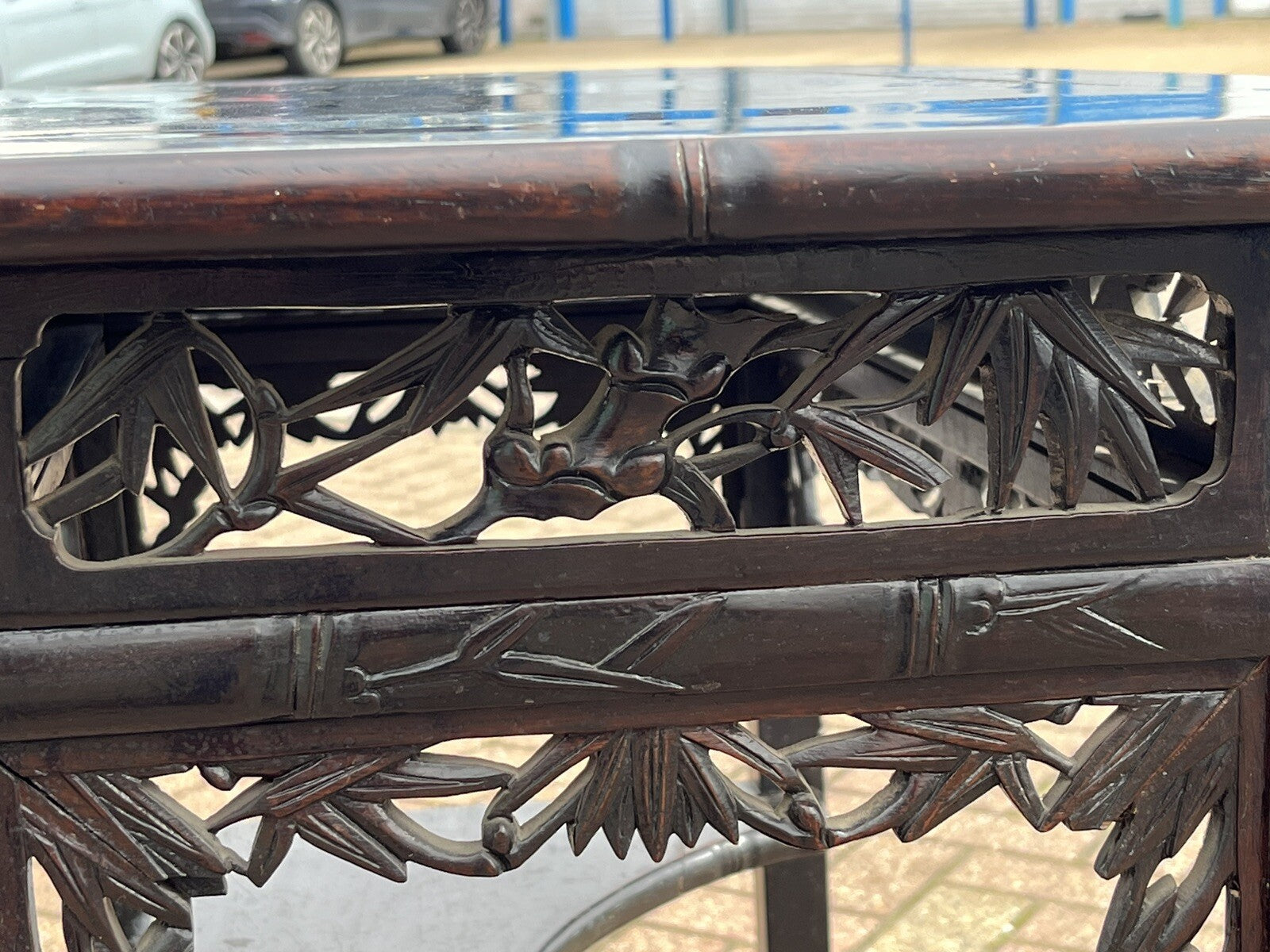 19th Century Chinese Hardwood Table With Drawer