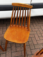 4 Mid Century Dining Chairs.