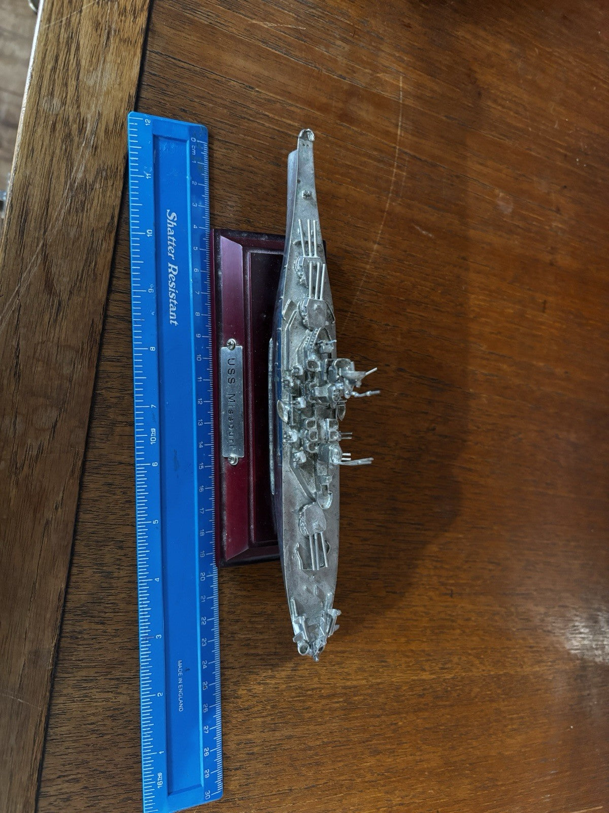 3 Battleships:- HMS Hood, USS Missouri & The Bismark
