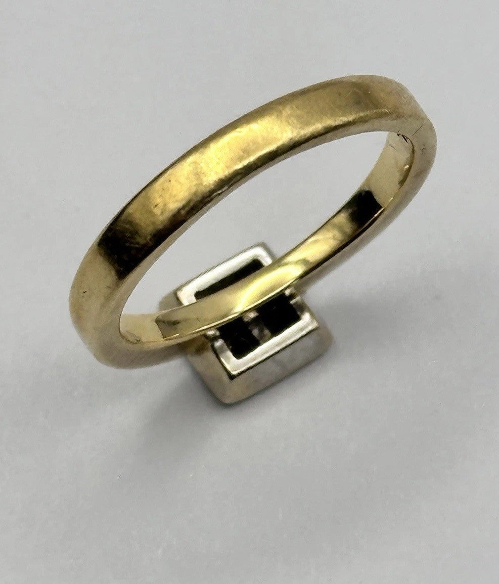 18ct Gold Princess Cut Diamond 0.40ct Ring