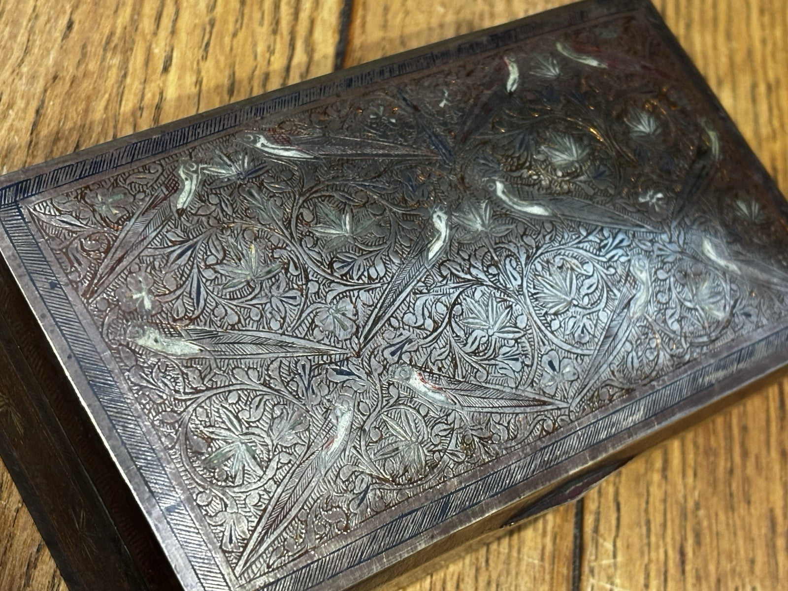 1920's Brass Cigarette Box