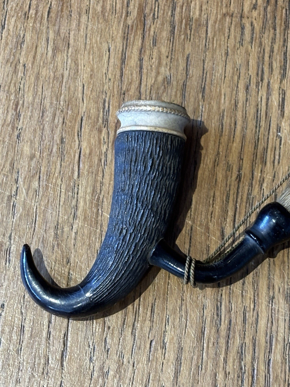 Antique Sami Reindeer Antler Pipe