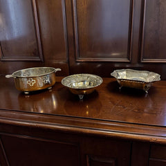 3 Silver Plate Serving Dishes.