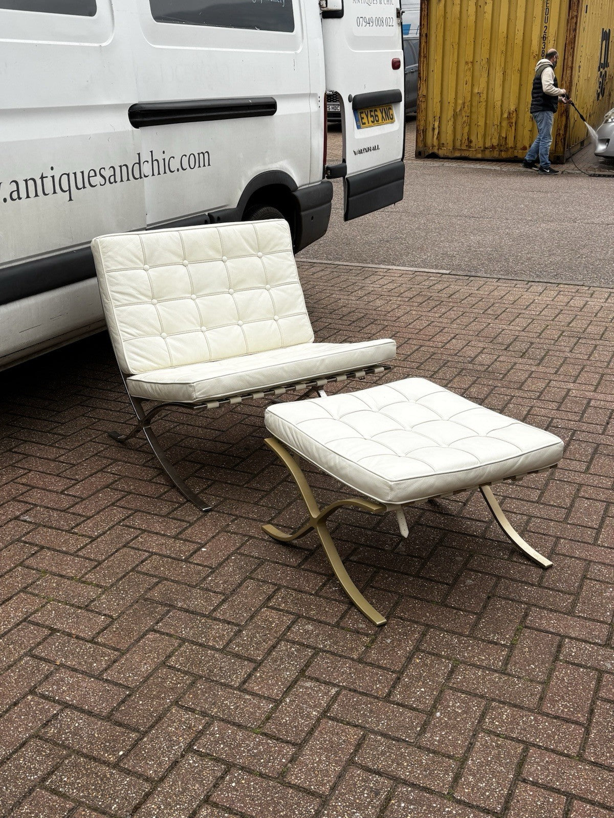 Barcelona Chair and Ottoman