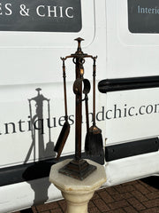 Art Deco Companion Set Of Fire Tools