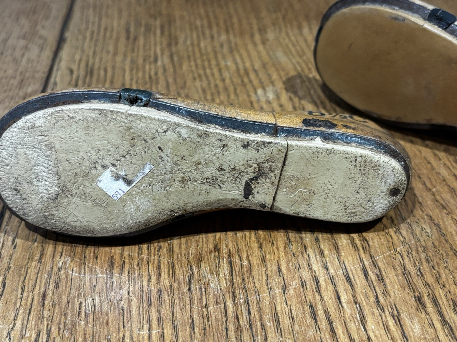 2 Antique Wooden Cobblers Shoe Form's