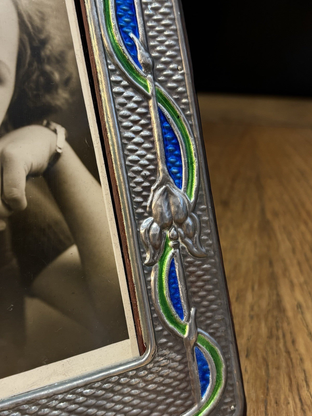 Art Noveau Style Silver Photo Frame
