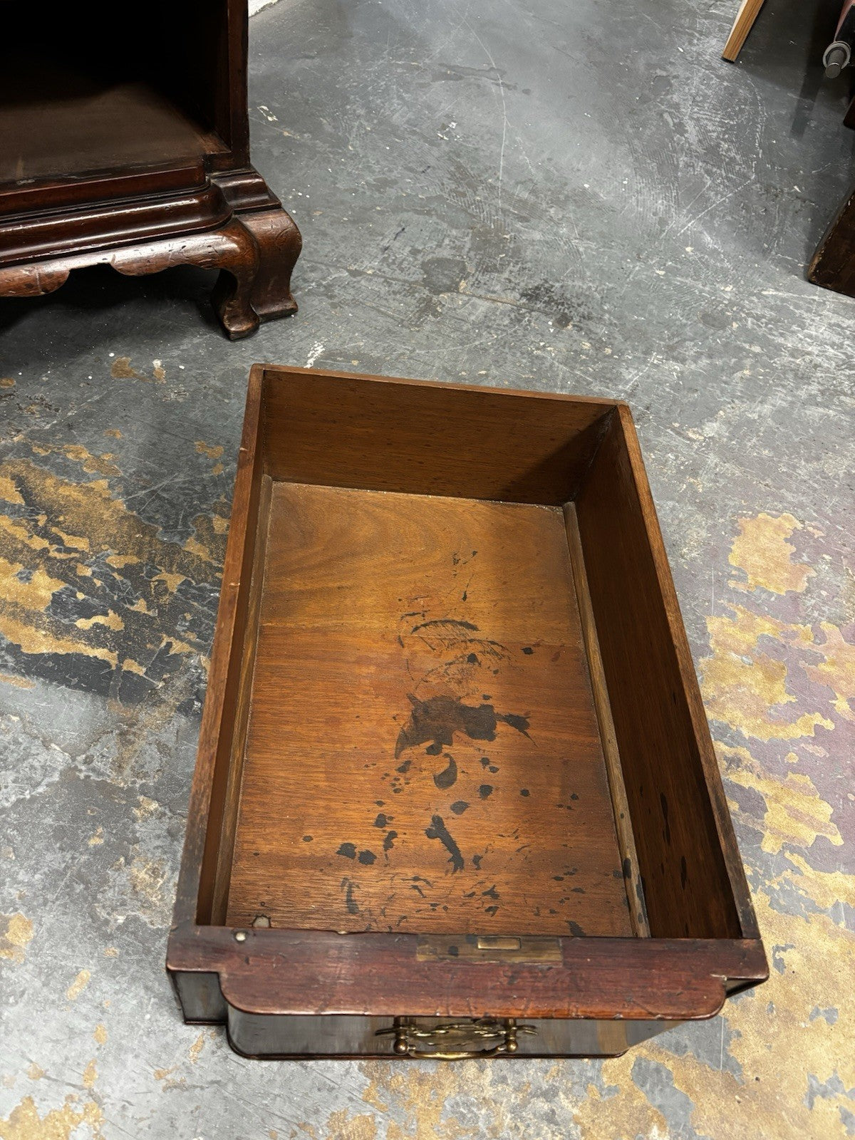 Antique Mahogany Rhode Island Desk, In The Style Of John Townsend.