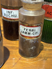Antique Apothecary Chemists Bottles